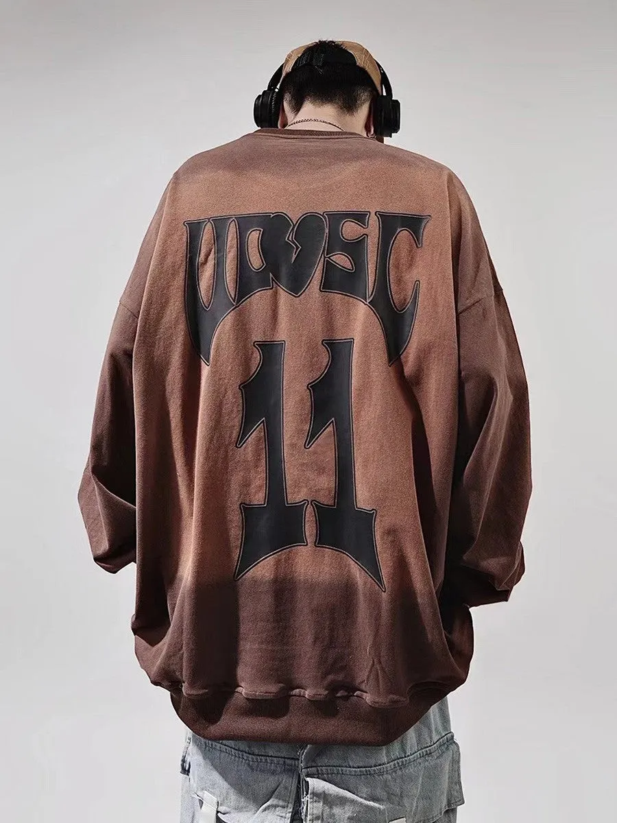 11 Distressed Long Sleeve Top