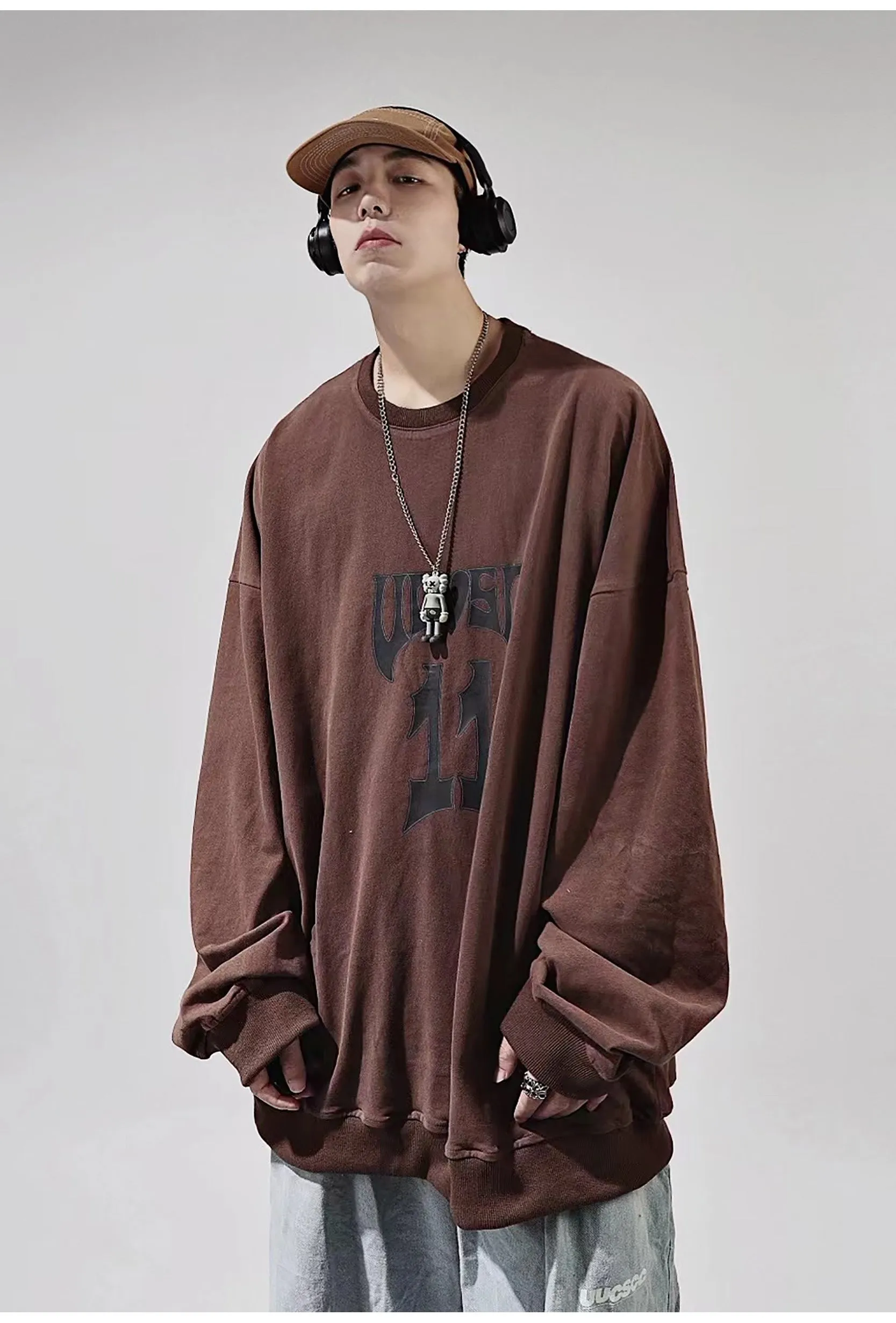 11 Distressed Long Sleeve Top