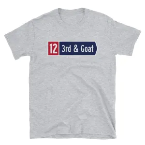3rd & Goat Tom Brady T Shirt