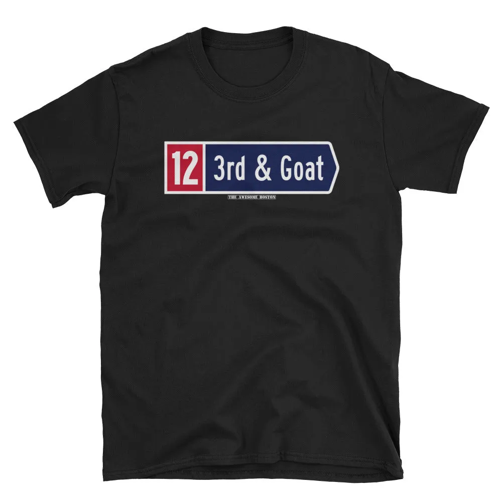 3rd & Goat Tom Brady T Shirt