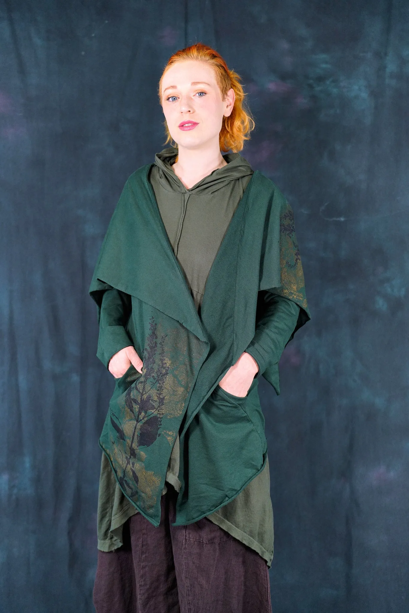 5279 Hi-Lo Drape Cardigan Silas-P