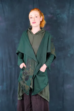 5279 Hi-Lo Drape Cardigan Silas-P