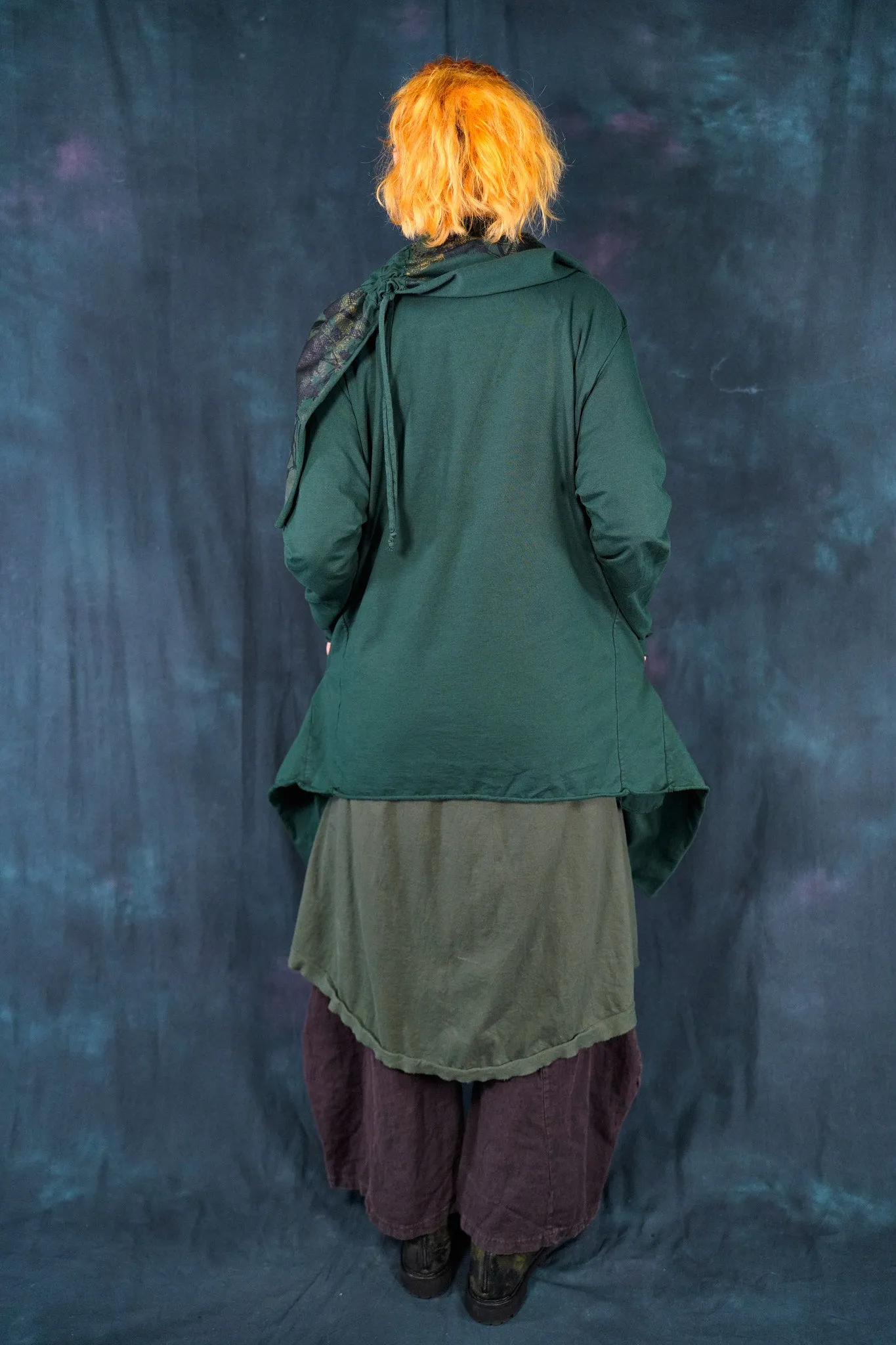 5279 Hi-Lo Drape Cardigan Silas-P