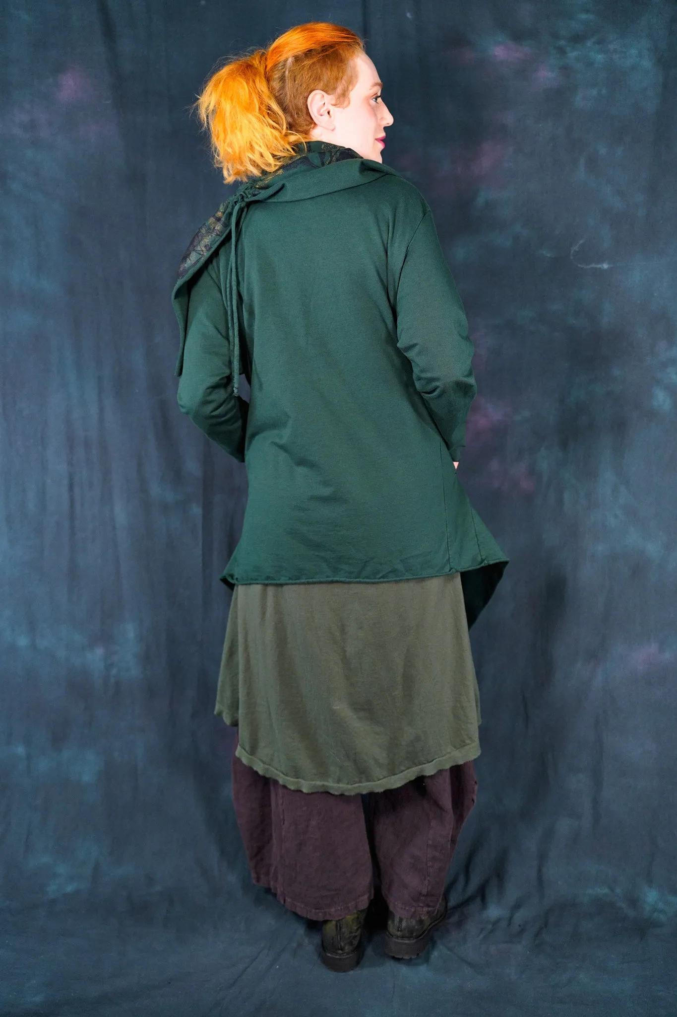 5279 Hi-Lo Drape Cardigan Silas-P