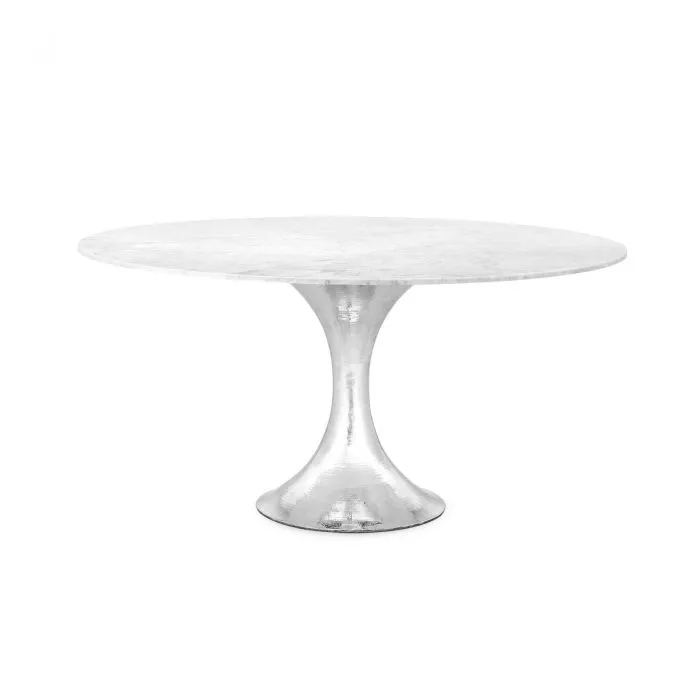 60" Stockholm Marble Table Top - White