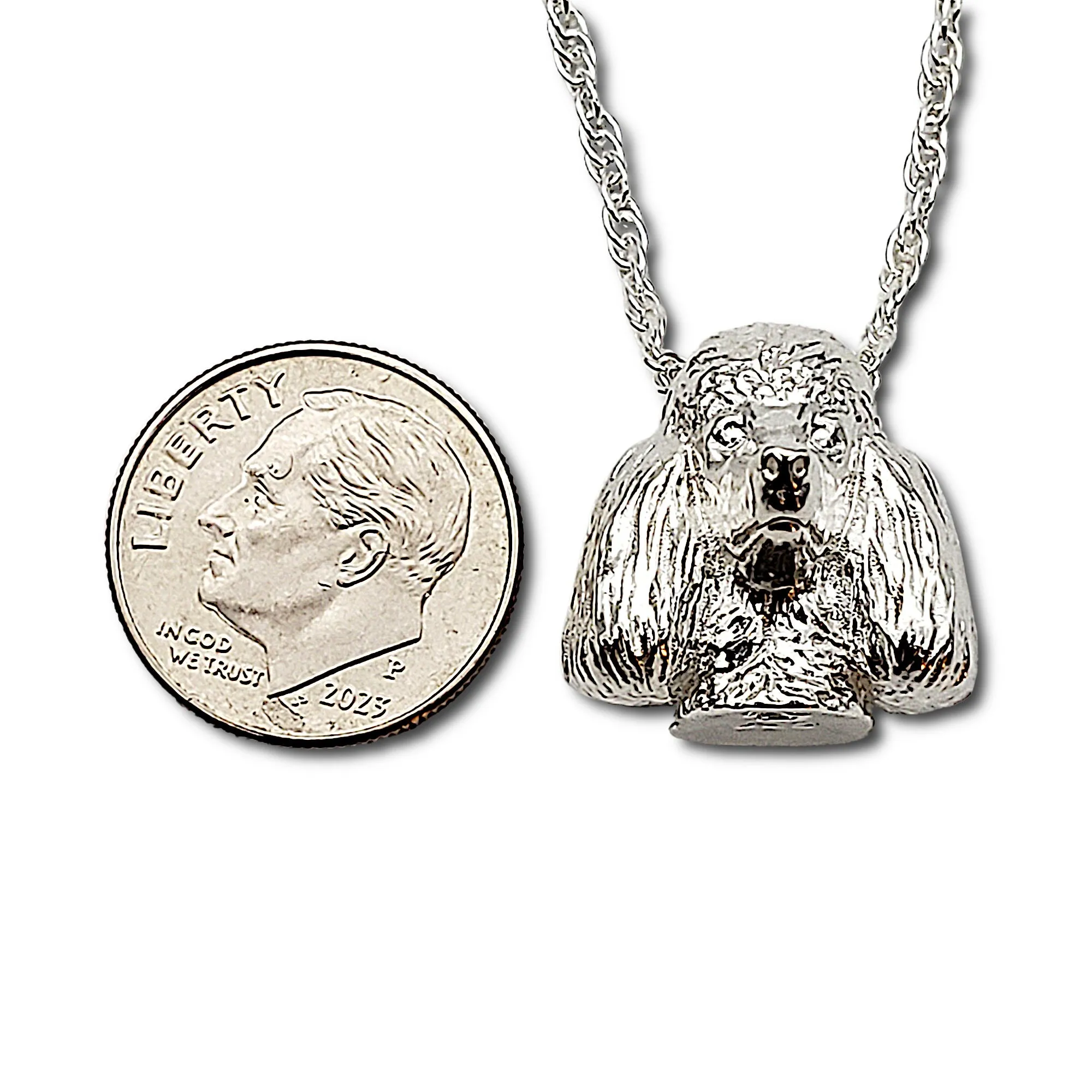 A sterling silver tribute to the Standard Poodle