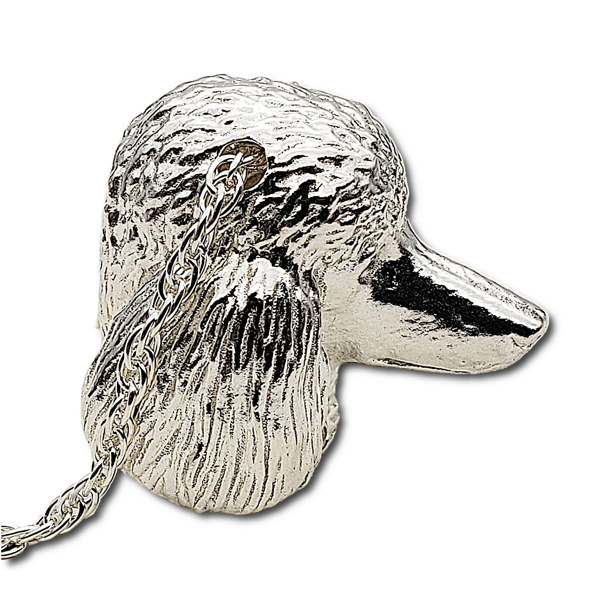 A sterling silver tribute to the Standard Poodle