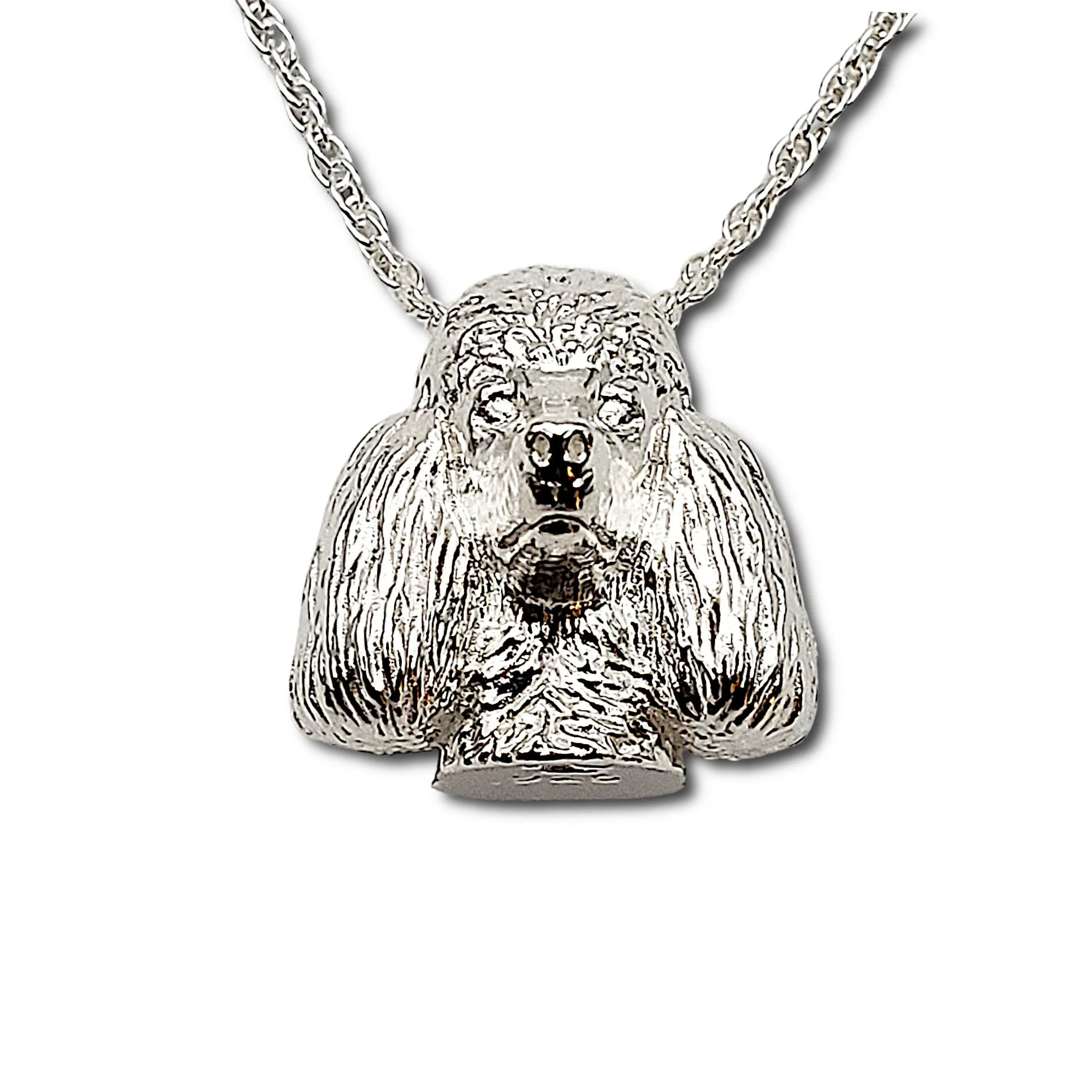 A sterling silver tribute to the Standard Poodle