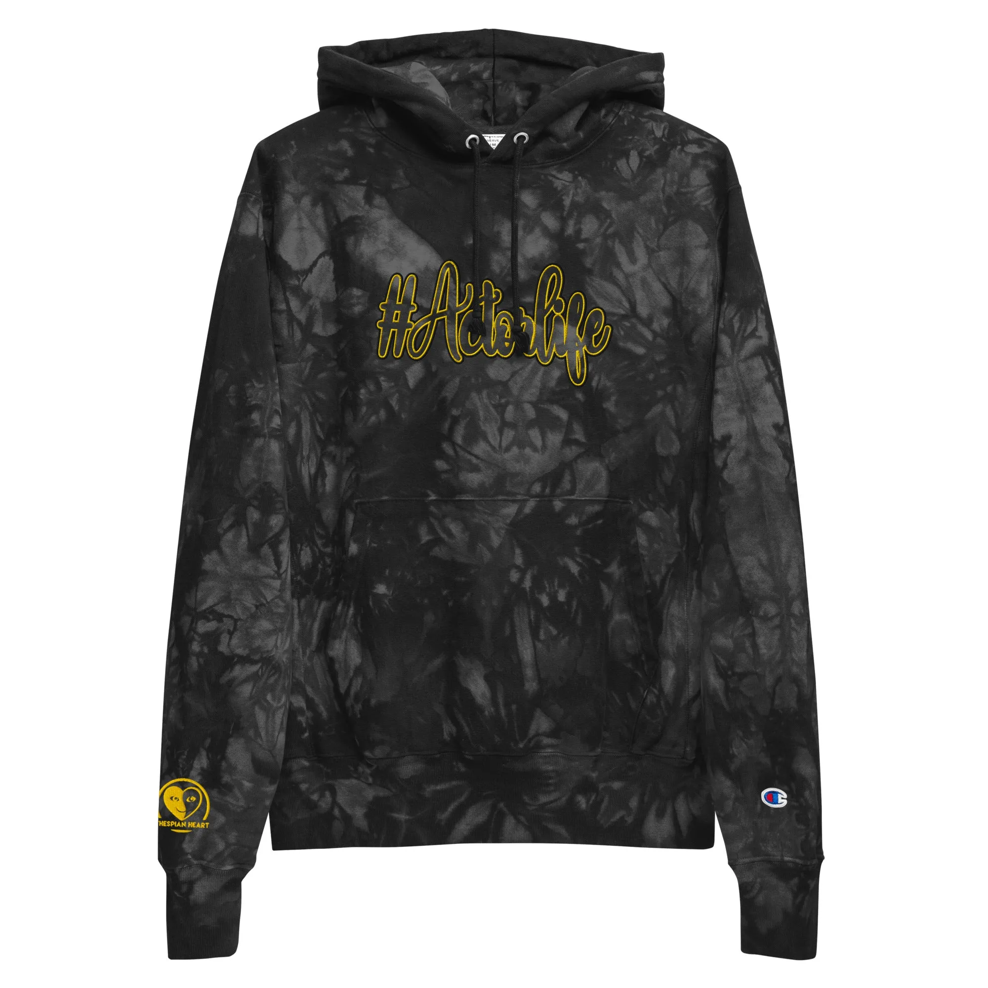 #Actorlife - Embroidered Unisex Champion Tie-Dye THICK Hoodie