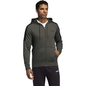 Adidas Men Hoodie Full Zip-Olive
