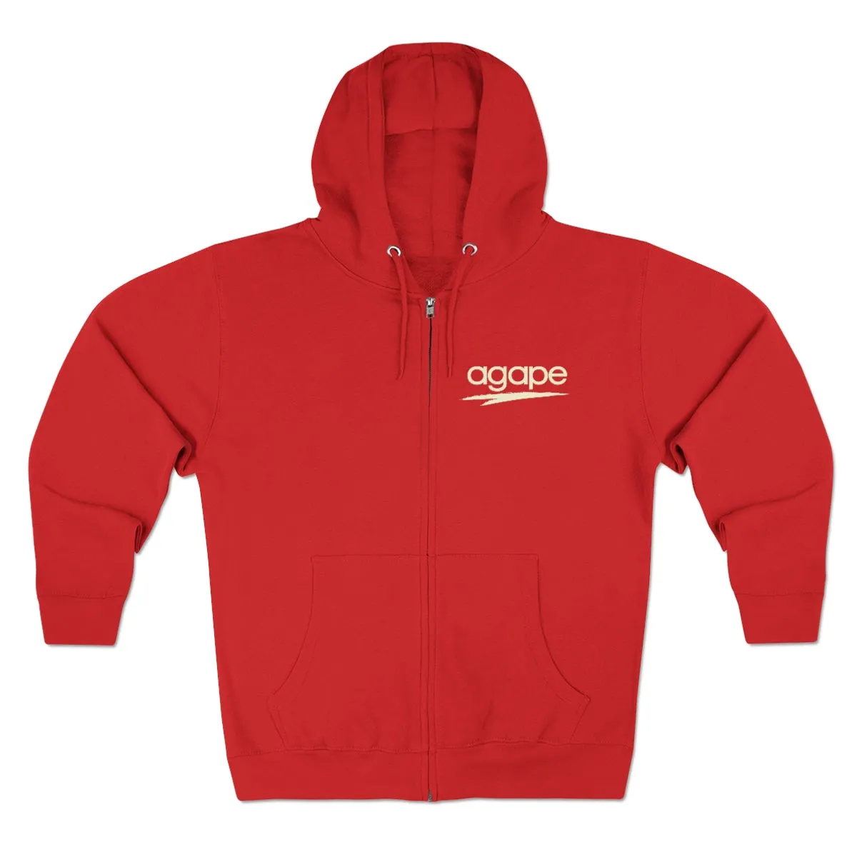 Agape Zip Hoodie in Colors