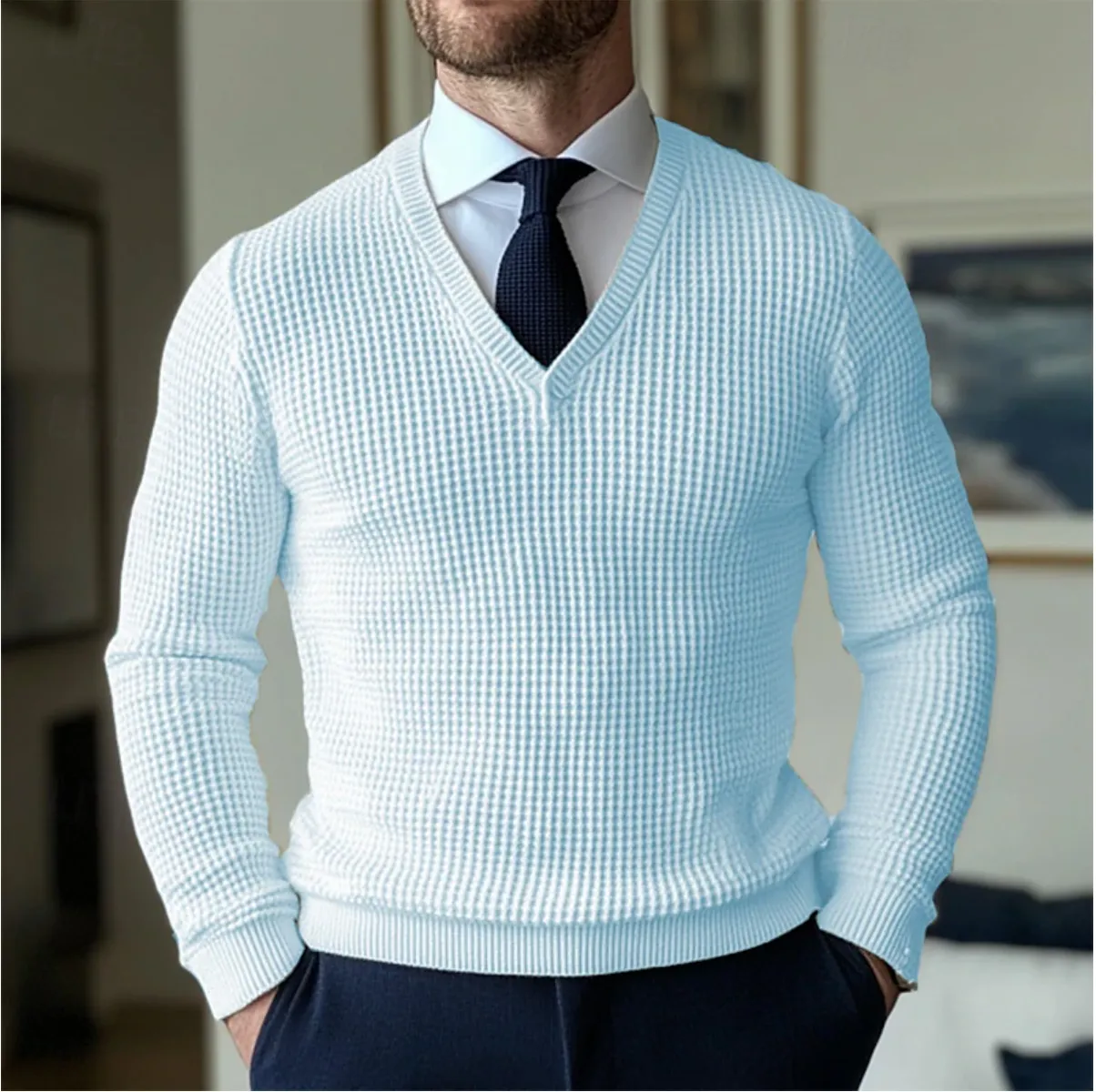 Alda | V-neck Sweater for Men