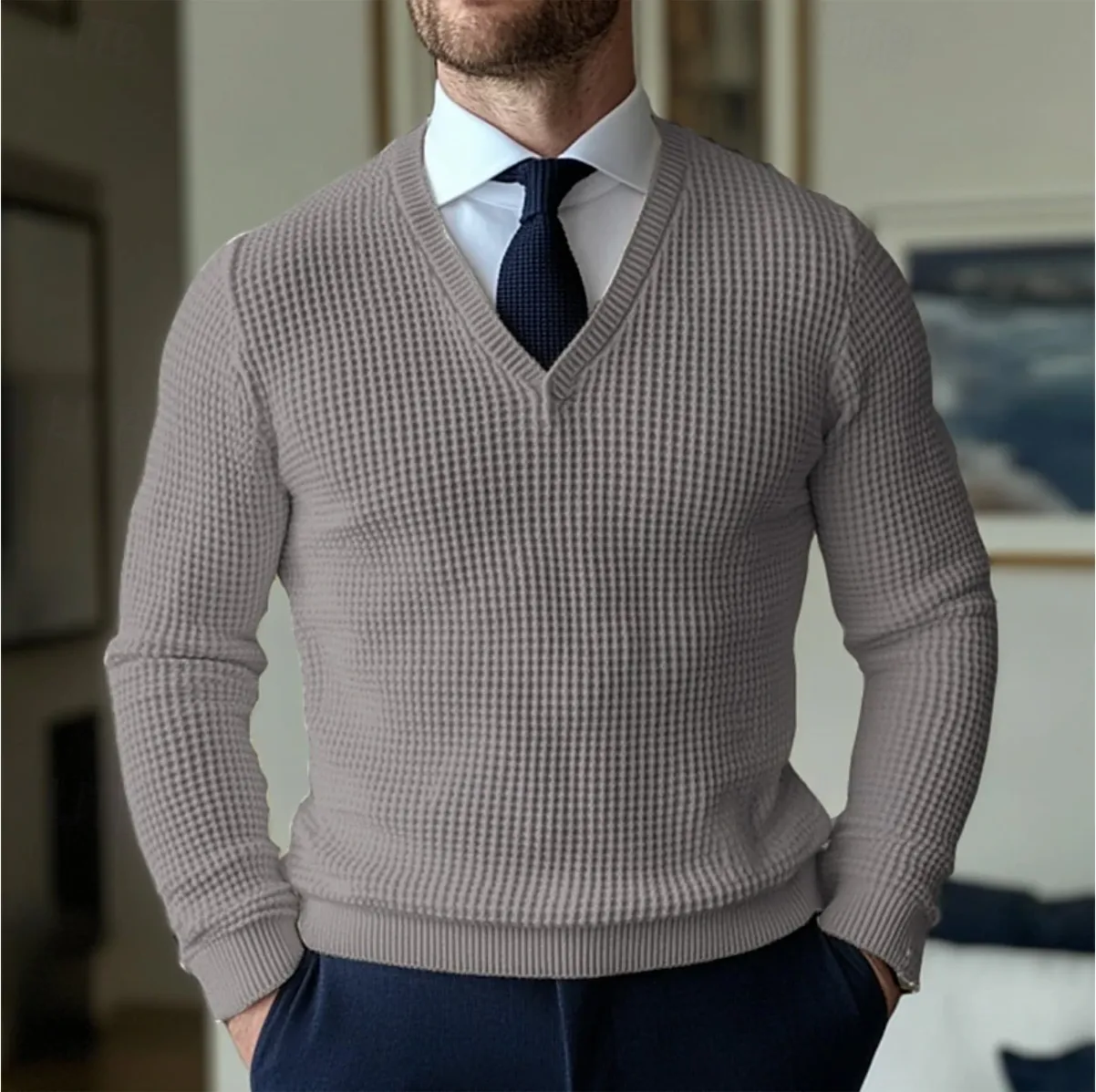 Alda | V-neck Sweater for Men