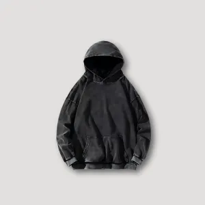 Alexis – Unisex Vintage Acid Wash Hoodie Jacket