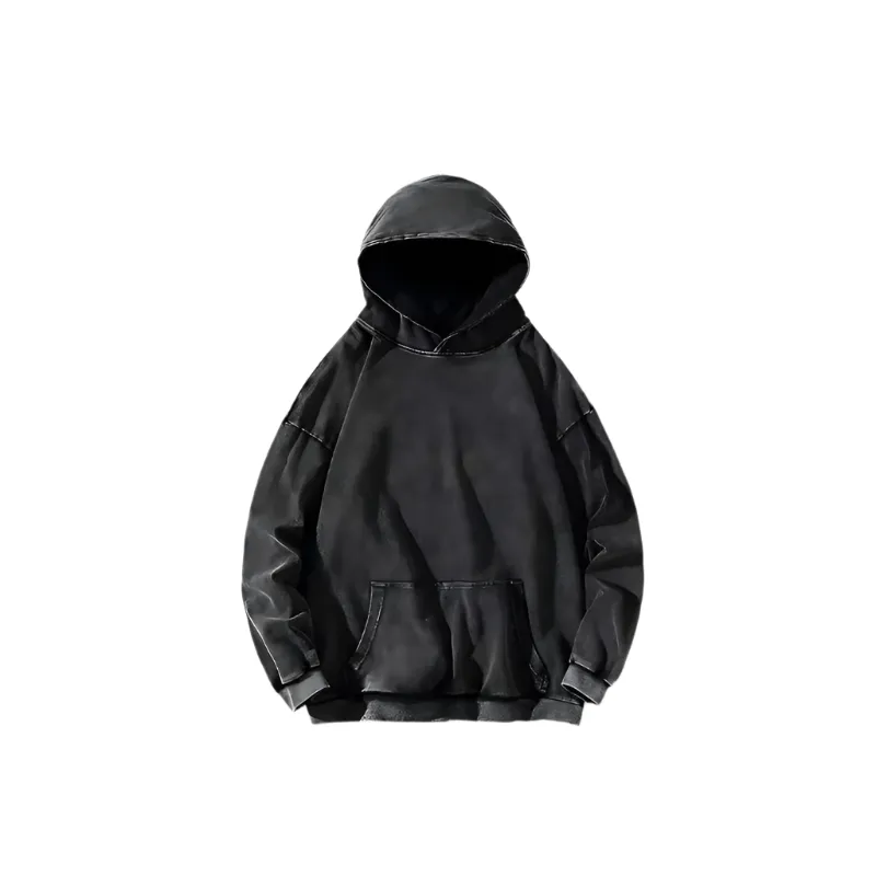 Alexis – Unisex Vintage Acid Wash Hoodie Jacket
