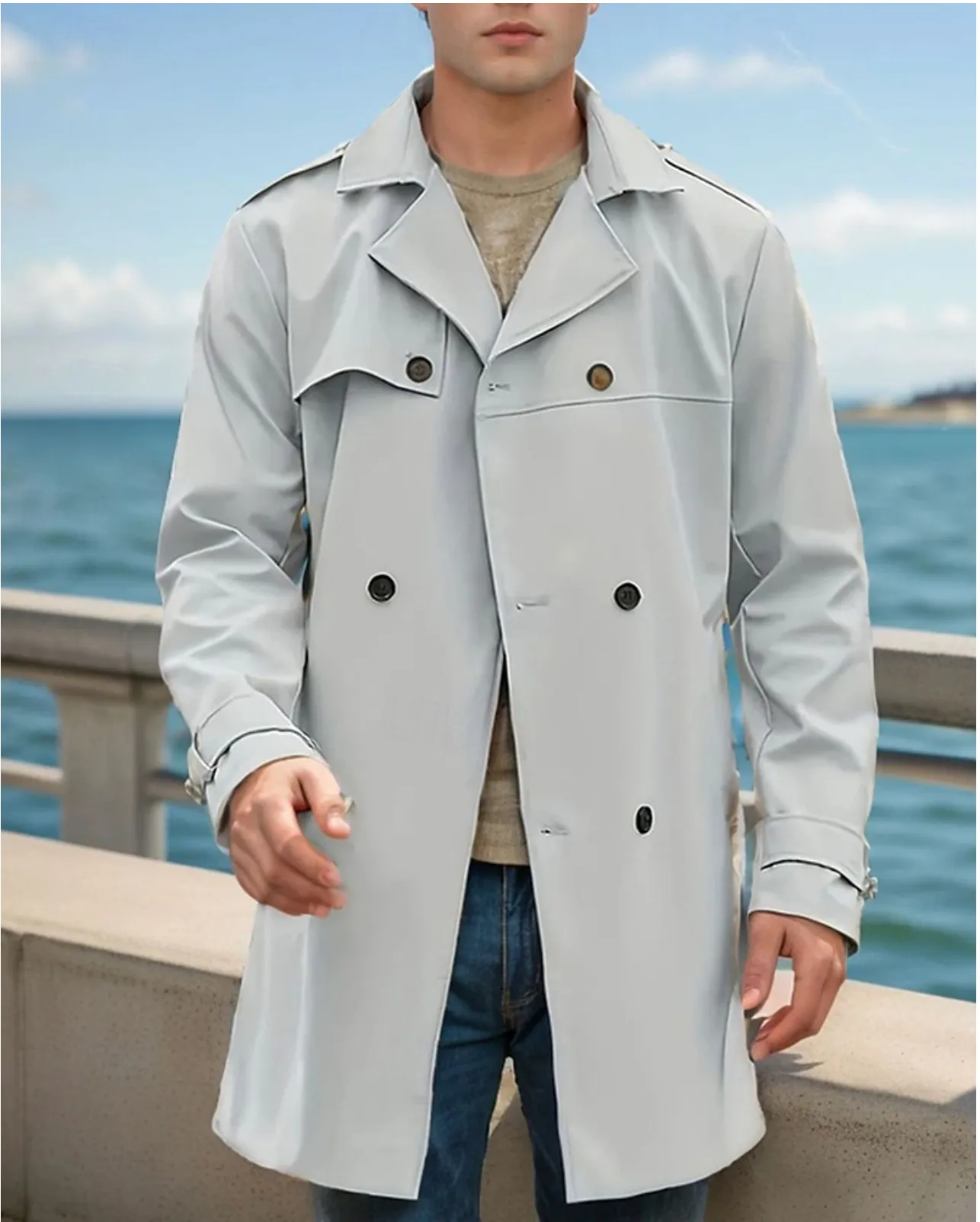 Algernon | Stylish Men's Trench Coat