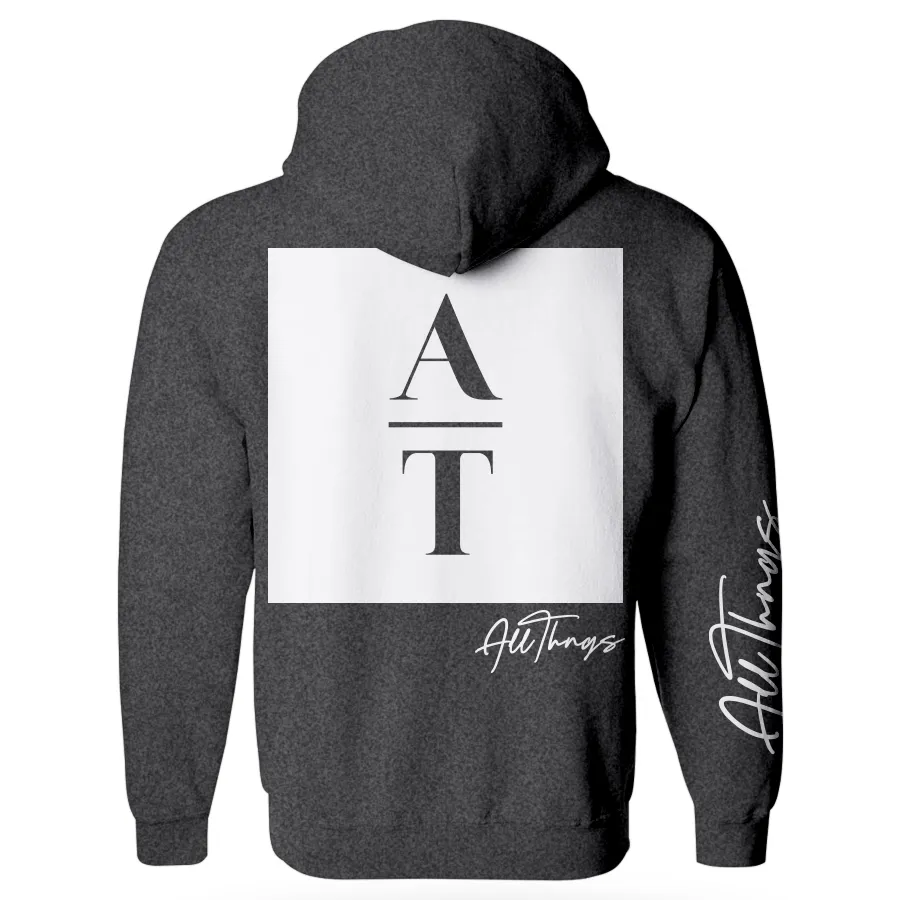 AllThngs "Char-coal" Zip Hoodie