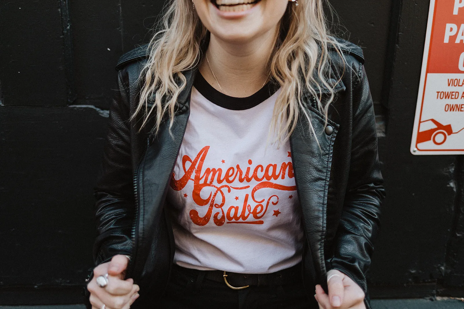 American Babe - Retro Fitted Ringer