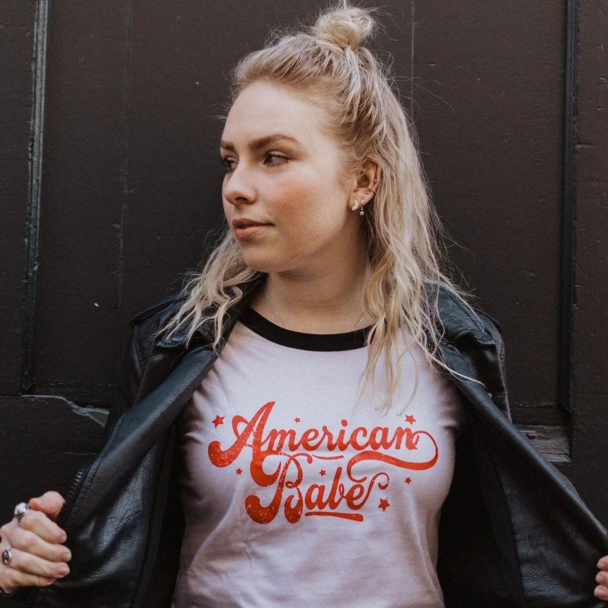 American Babe - Retro Fitted Ringer