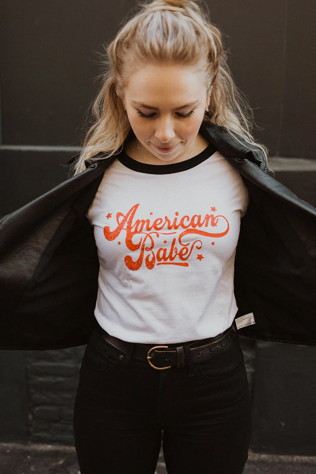 American Babe - Retro Fitted Ringer