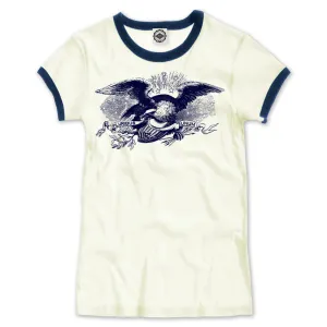 American Eagle (E Pluribus Unum) Women's Ringer Tee