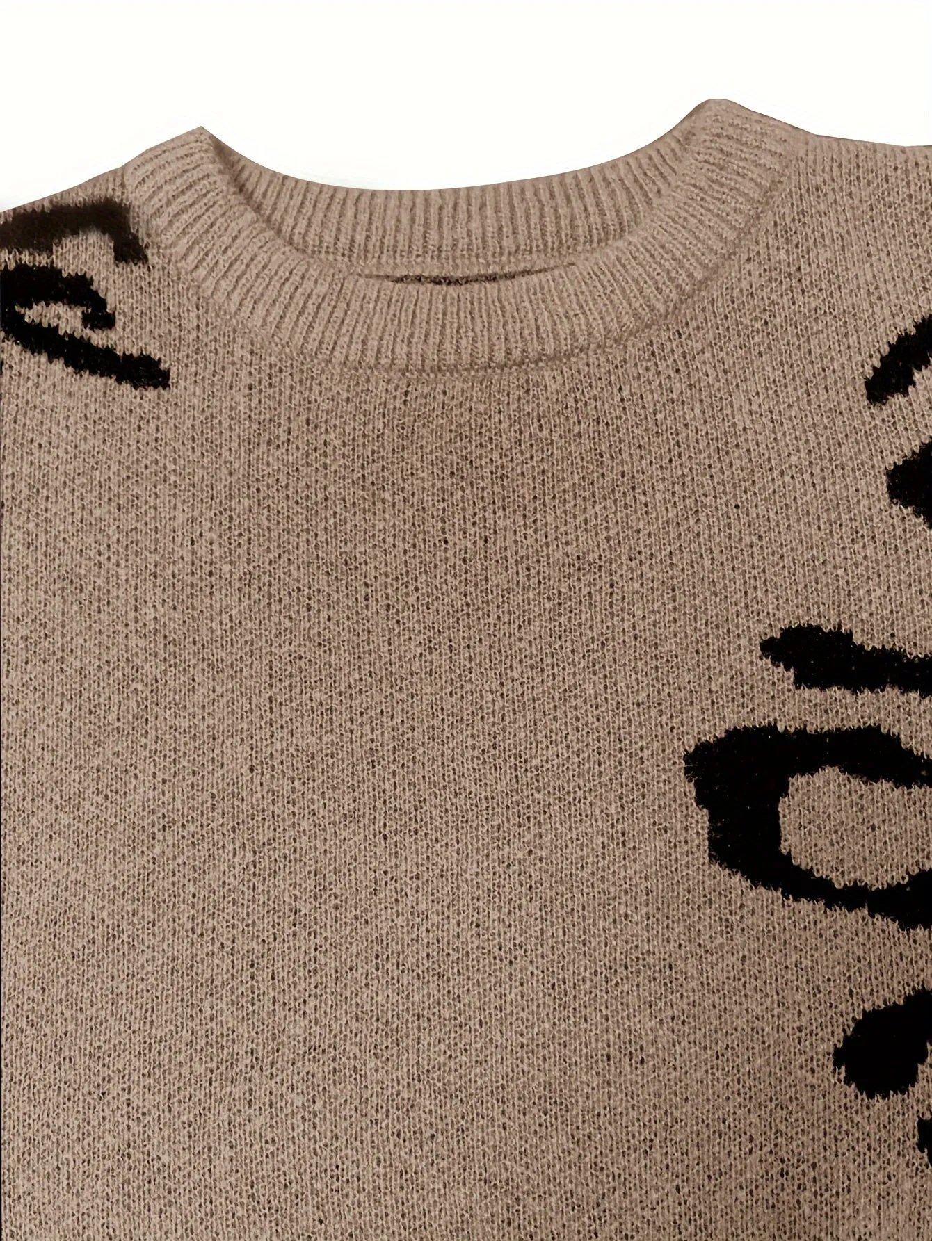 Arianna – Women’s Leopard Print Crewneck Sweater