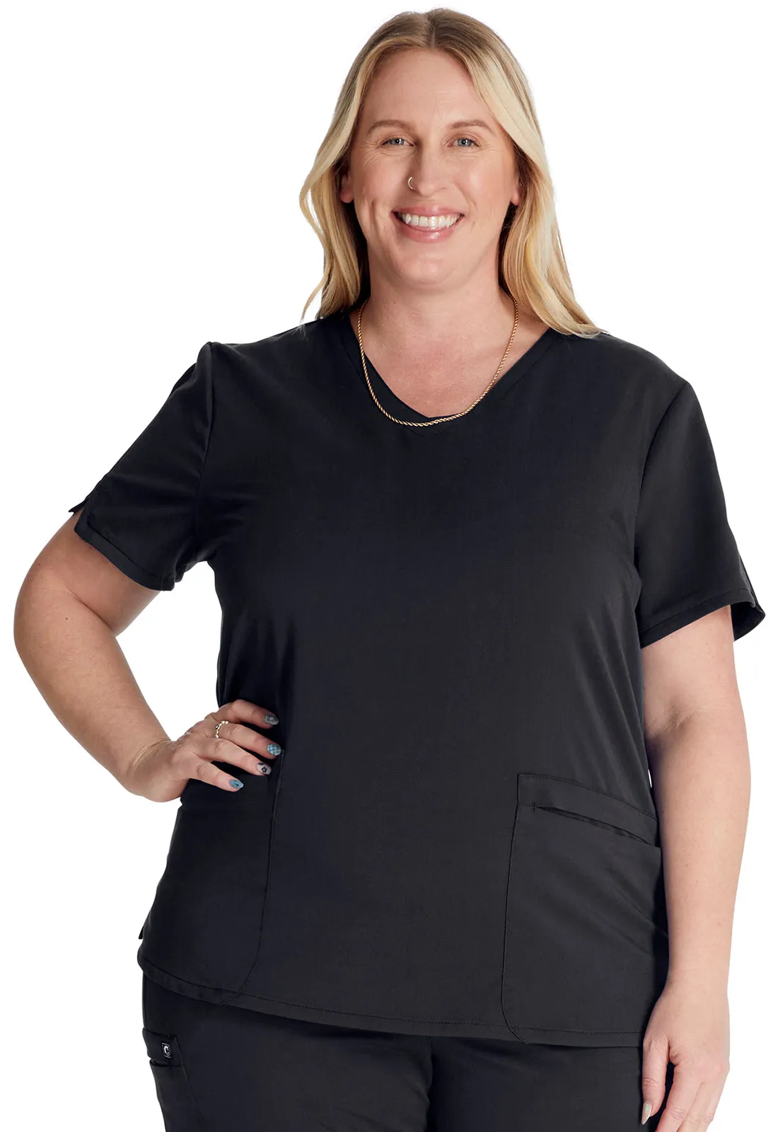 Atmos CK837A V-Neck Top Black
