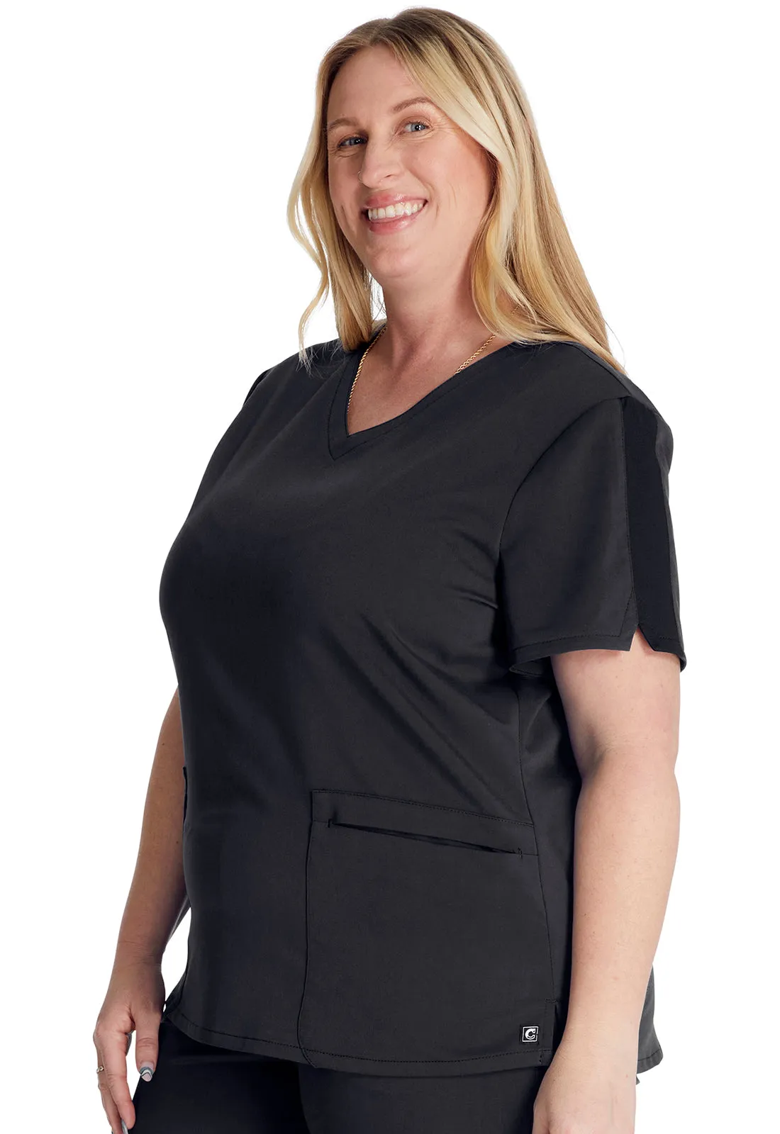 Atmos CK837A V-Neck Top Black