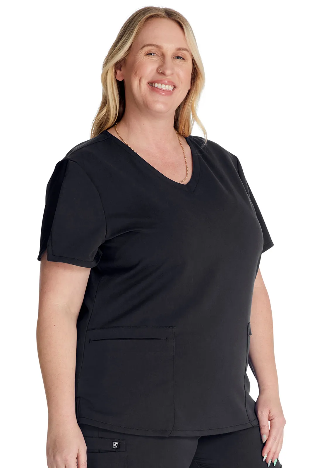 Atmos CK837A V-Neck Top Black