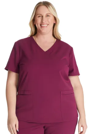 Atmos CK837A V-Neck Top Wine