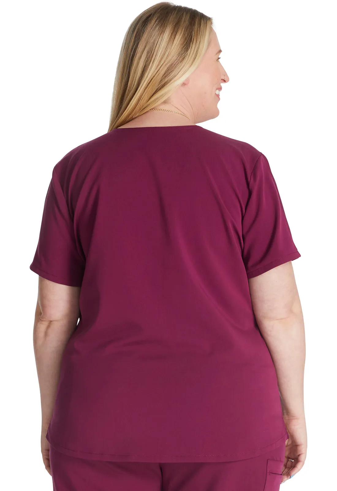 Atmos CK837A V-Neck Top Wine