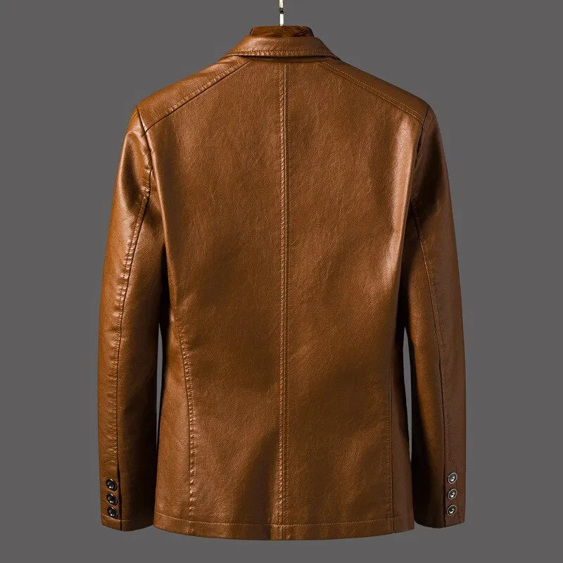 Aurelia – Timeless Elegance in Genuine Leather Jacket