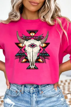 Aztec Bull skull sweatshirt (Multiple Colors)