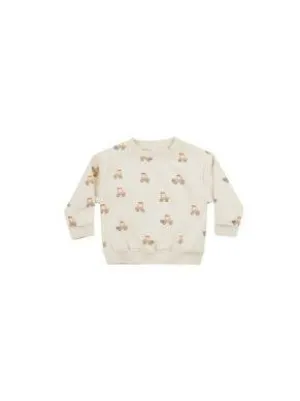 Baby Boy Sweaters | Sweatshirt- Tractor | Quincy Mae