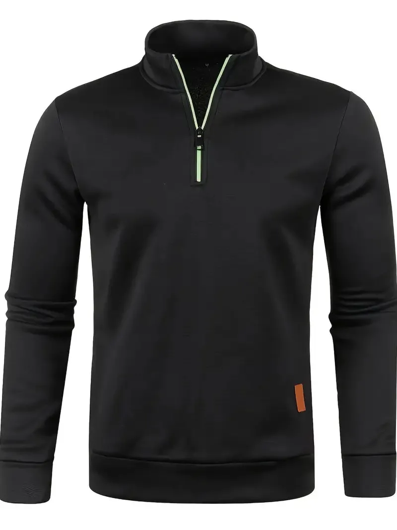 Bag - stylish fleece men's half-zip jumper