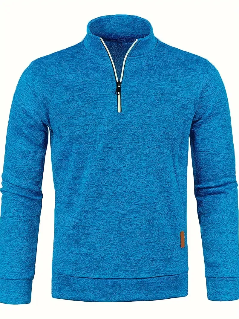 Bag - stylish fleece men's half-zip jumper