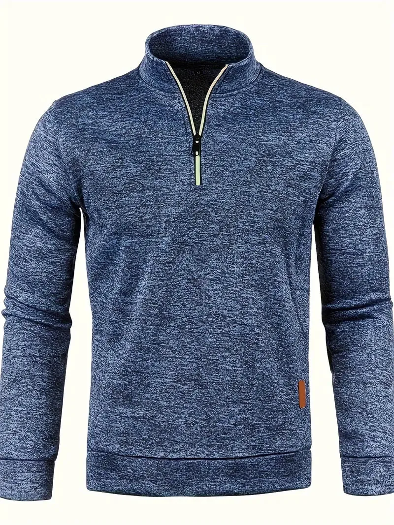 Bag - stylish fleece men's half-zip jumper