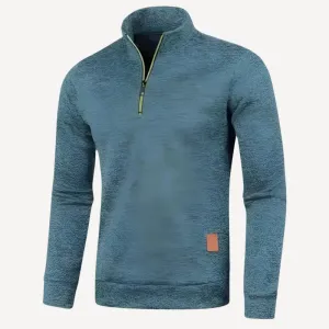 Bag - stylish fleece men's half-zip jumper