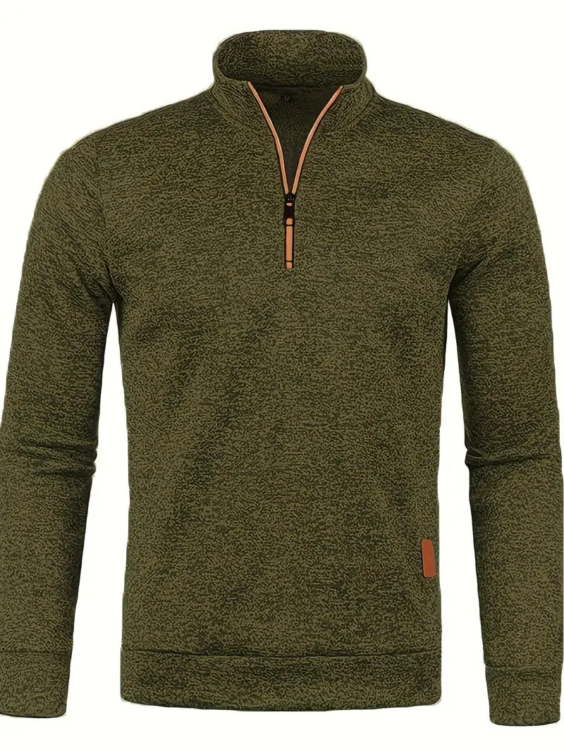 Bag - stylish fleece men's half-zip jumper