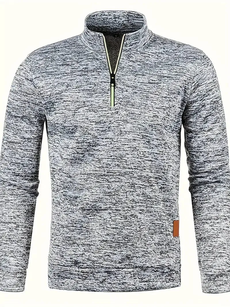 Bag - stylish fleece men's half-zip jumper