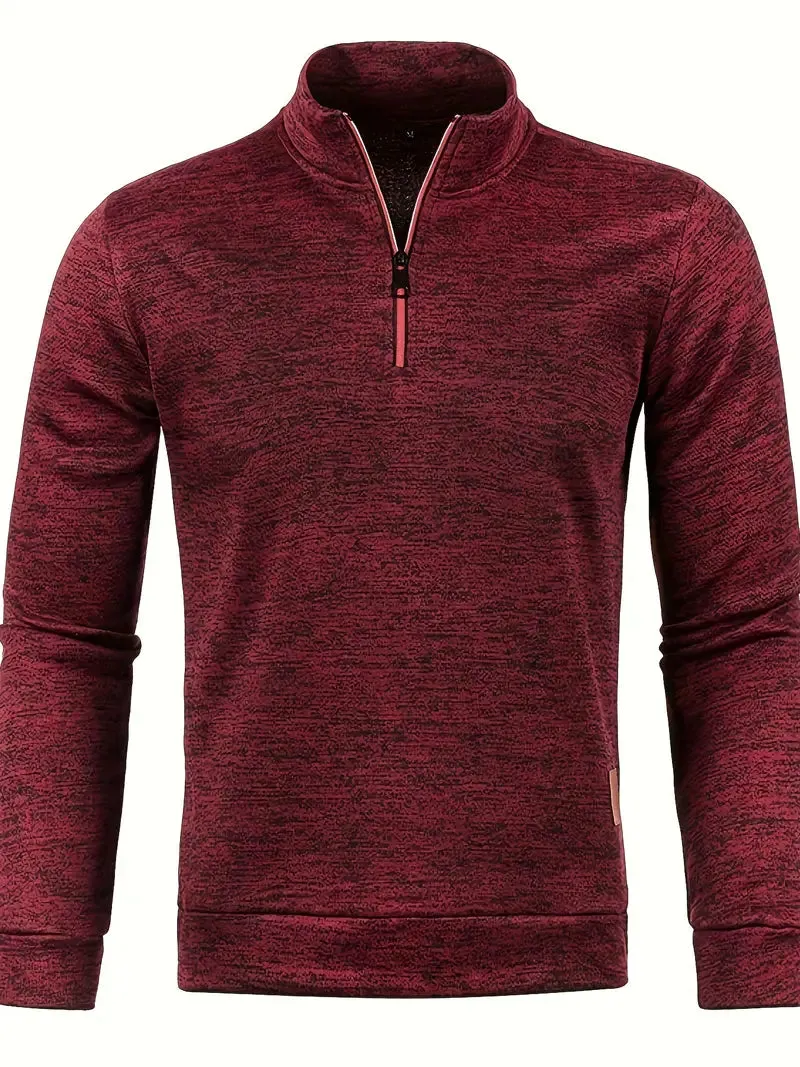 Bag - stylish fleece men's half-zip jumper
