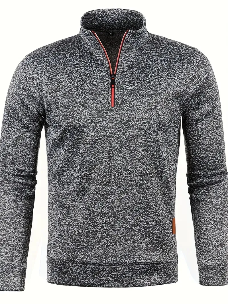 Bag - stylish fleece men's half-zip jumper