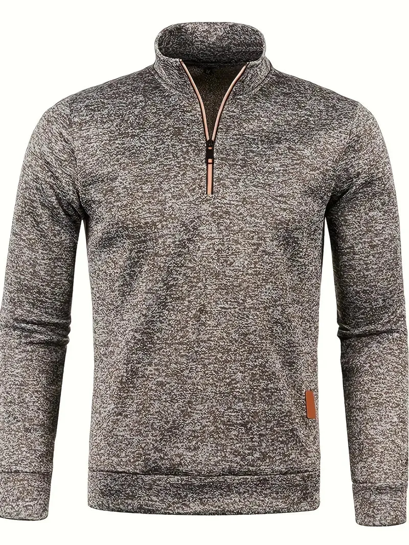 Bag - stylish fleece men's half-zip jumper