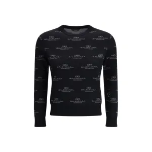 Balenciaga All-over logo Sweater