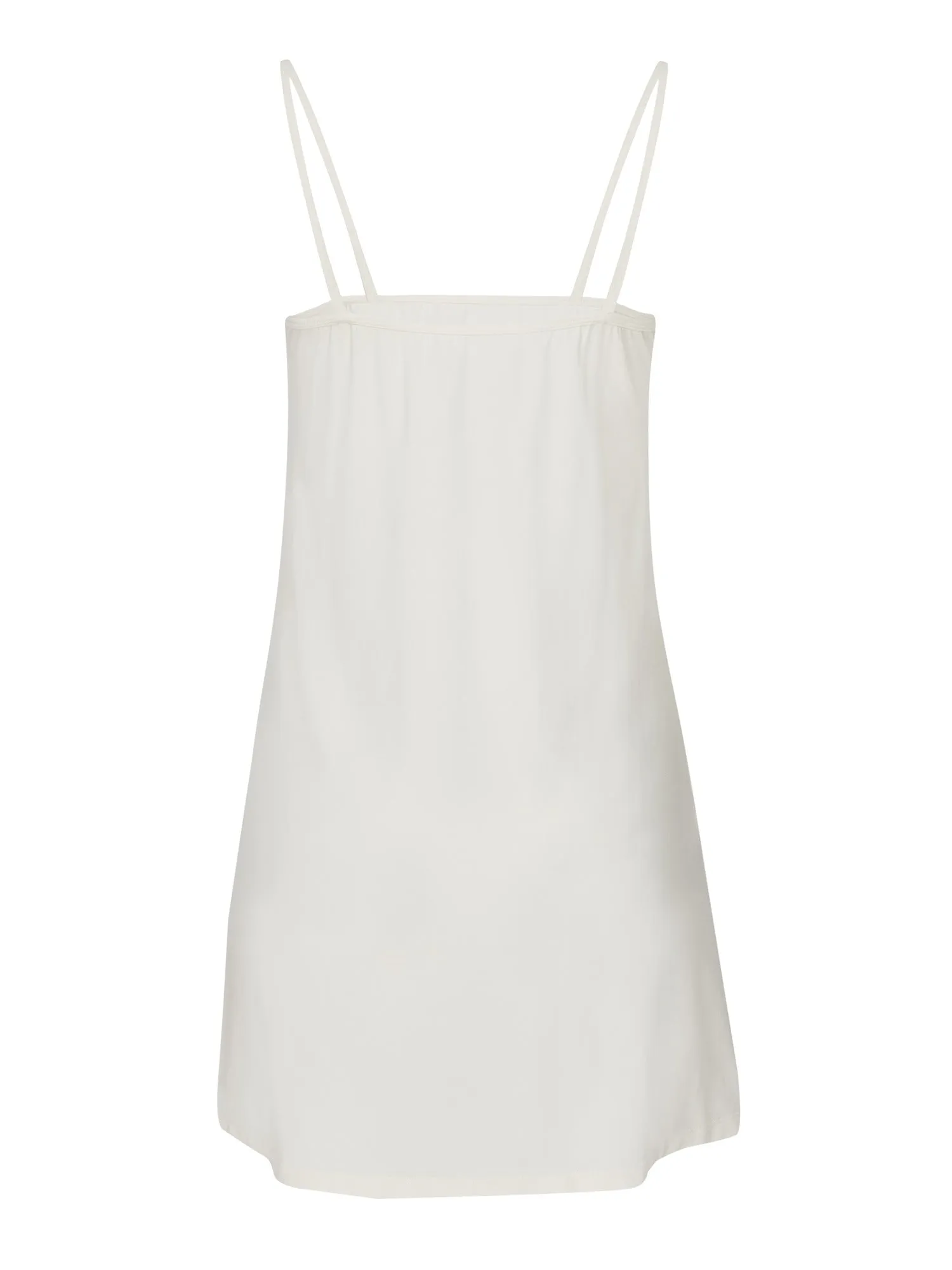 Bamboo Layering Slip Dress - Cream