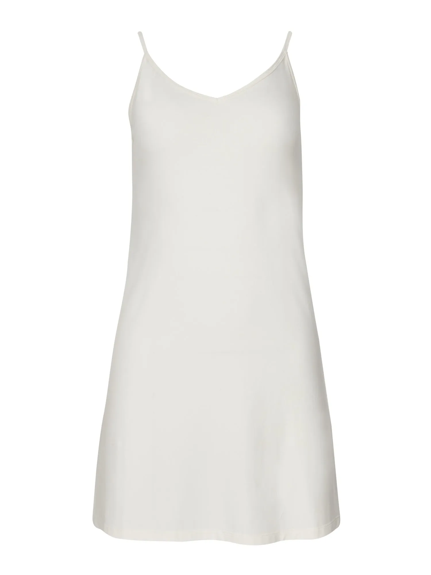Bamboo Layering Slip Dress - Cream