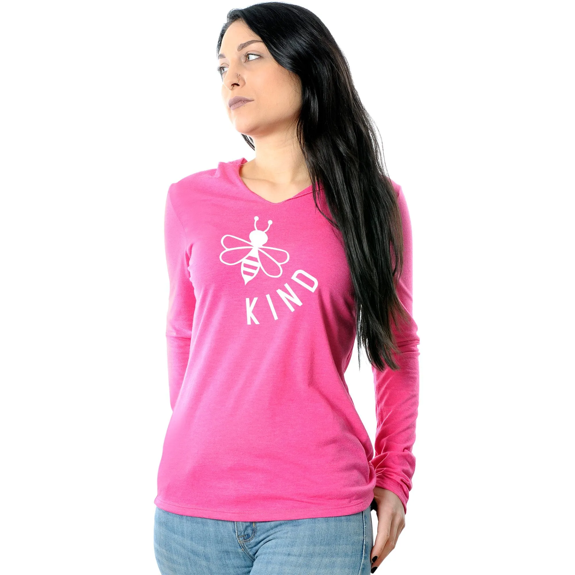 Bee Kind Tapered Long Sleeve Hoodie