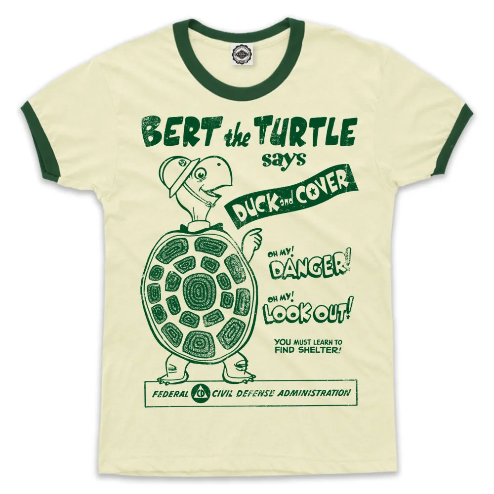 Bert The Turtle Men's Ringer Tee