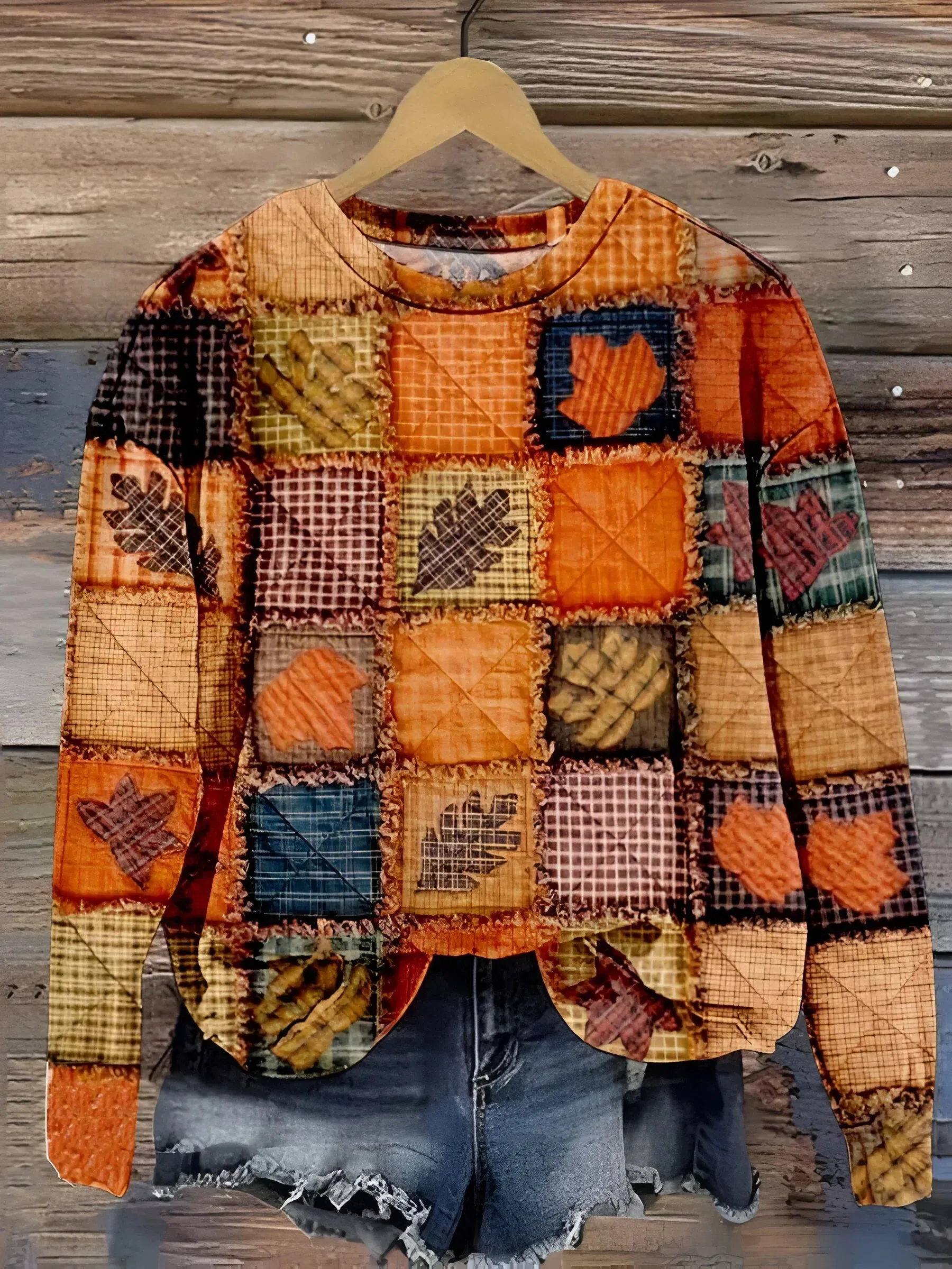 BERTHA - SOFT PATCHWORK SWEATER