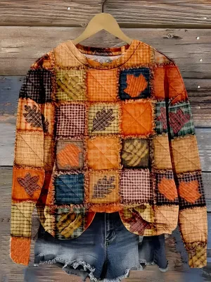 BERTHA - SOFT PATCHWORK SWEATER